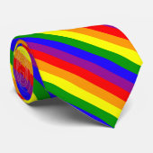Regenbogenflagge Krawatte (Gerollt)