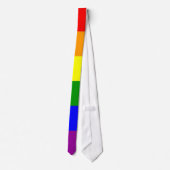 Regenbogenflagge Krawatte (Rückseite)