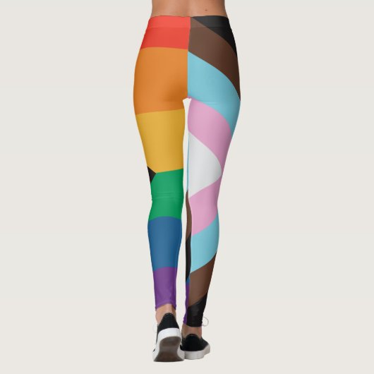 Regenbogenflagge leggings (Rückseite)