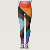 Regenbogenflagge leggings (Vorderseite)