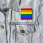 Regenbogenflagge (LGBT) Button (Beispiel)