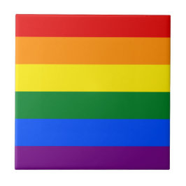 Regenbogenflagge (LGBT) Fliese