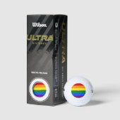 Regenbogenflagge (LGBT) Golfball (Verpackungen)
