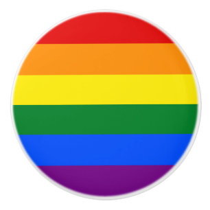 Regenbogenflagge (LGBT) Keramikknauf