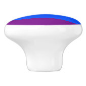 Regenbogenflagge (LGBT) Keramikknauf (Seitenansicht)