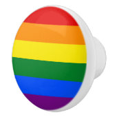 Regenbogenflagge (LGBT) Keramikknauf (Rechts)