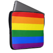 Regenbogenflagge (LGBT) Laptopschutzhülle (Vorne Rechts)