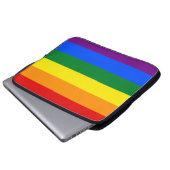 Regenbogenflagge (LGBT) Laptopschutzhülle (Vorne Knopf)