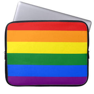 Regenbogenflagge (LGBT) Laptopschutzhülle