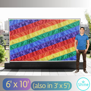 Regenbogenflagge LGBT LGBTQ Regenbogenstreifen Gay Banner
