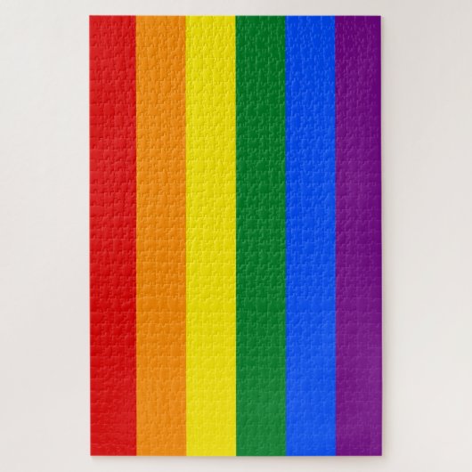 Regenbogenflagge (LGBT) Puzzle (Vertikal)