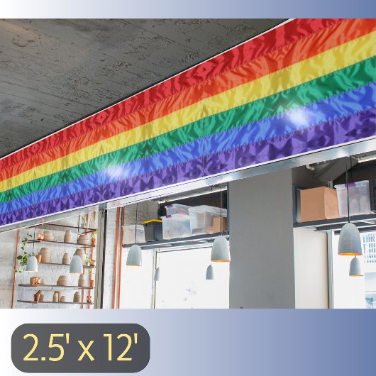 Regenbogenflagge LGBT-Regenbogenstreifen Gay Pride Banner
