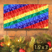 Regenbogenflagge LGBT-Regenbogenstreifen Gay Pride Banner