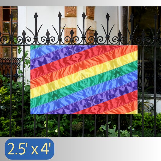 Regenbogenflagge LGBT-Regenbogenstreifen Gay Pride Banner
