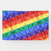 Regenbogenflagge LGBT-Regenbogenstreifen Gay Pride Banner (Horizontal)
