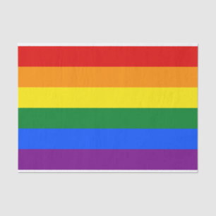 Regenbogenflagge (LGBT) Seidenpapier