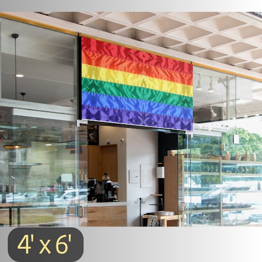 Regenbogenflagge LGBTQ Regenbogenstreifen Gay Prid Banner