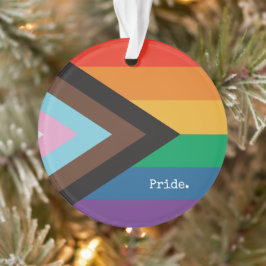 Regenbogenflagge - LGBTQIA - Personalize - Ornamen Ornament