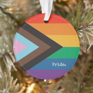 Regenbogenflagge - LGBTQIA - Personalize - Ornamen Ornament