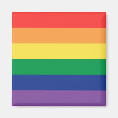 Regenbogenflagge Magnet (Vorne)