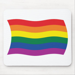 Regenbogenflagge-Mauspad der Schwulenbewegung Mousepad