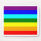 Regenbogenflagge Mousepad (Vorne)