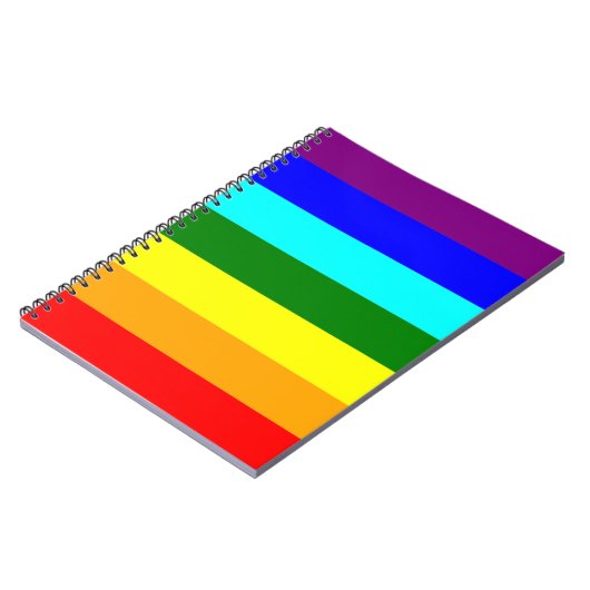 Regenbogenflagge Notizblock (Linke Seite)