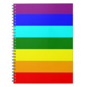 Regenbogenflagge Notizblock (Vorderseite)