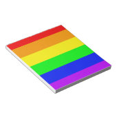 Regenbogenflagge Notizblock (angewinkelt)