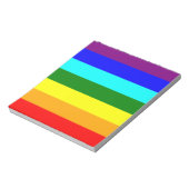 Regenbogenflagge Notizblock (Rotiert)