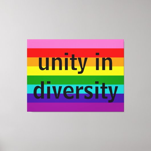 Regenbogenflagge Original 8 Streifen LGBT-Gay Prid Leinwanddruck (Vorderseite)