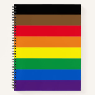 Regenbogenflagge Philly Pride diversity inclusive Notizblock