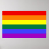 Regenbogenflagge Poster (Vorne)