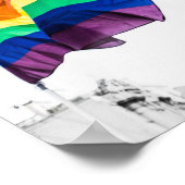 Regenbogenflagge Poster (Ecke)