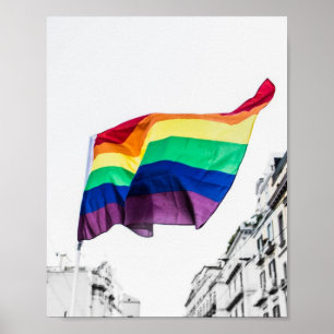 Regenbogenflagge Poster
