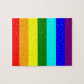 Regenbogenflagge Puzzle (Horizontal)