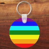 Regenbogenflagge Schlüsselanhänger (Vorderseite)