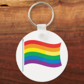 Regenbogenflagge Schlüsselanhänger (Vorderseite)