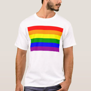 Regenbogenflagge / Schwulen- und Lesbenparade-Flag T-Shirt