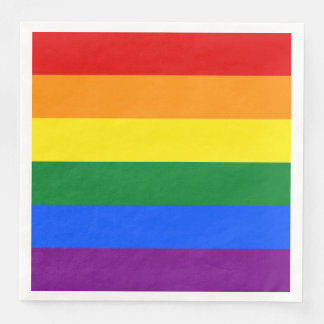 Regenbogenflagge Serviette