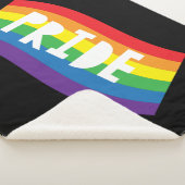 Regenbogenflagge Sherpadecke (3/4)