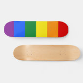 Regenbogenflagge Skateboard (Horizontal)