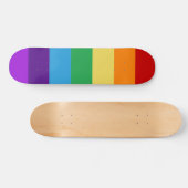 Regenbogenflagge Skateboard (Horizontal)