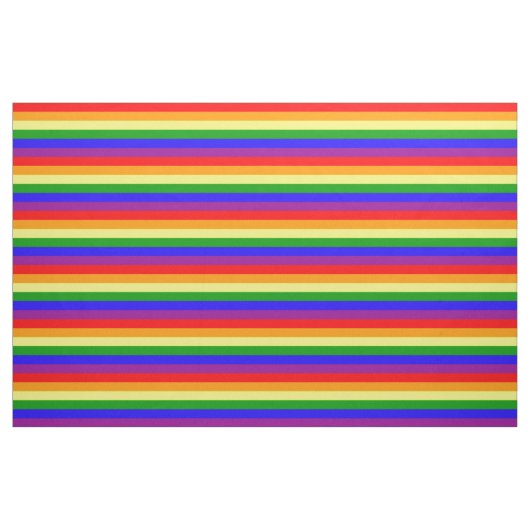 Regenbogenflagge Stoff (Fat Quarter (45,7 x 55,9 cm))