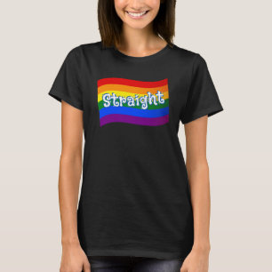 Regenbogenflagge Straight PFLAG Gay ally LGBT LGBT T-Shirt
