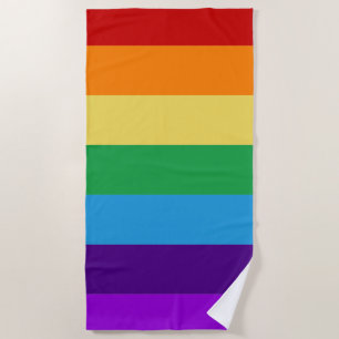 Regenbogenflagge Strandtuch