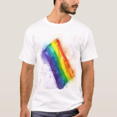 Regenbogenflagge T-Shirt (Vorderseite)