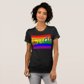 Regenbogenflagge-T - Shirt (Vorne ganz)