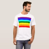 Regenbogenflagge T-Shirt (Vorne ganz)