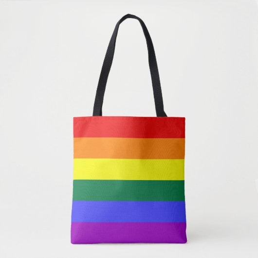 Regenbogenflagge Tasche (Vorderseite)
